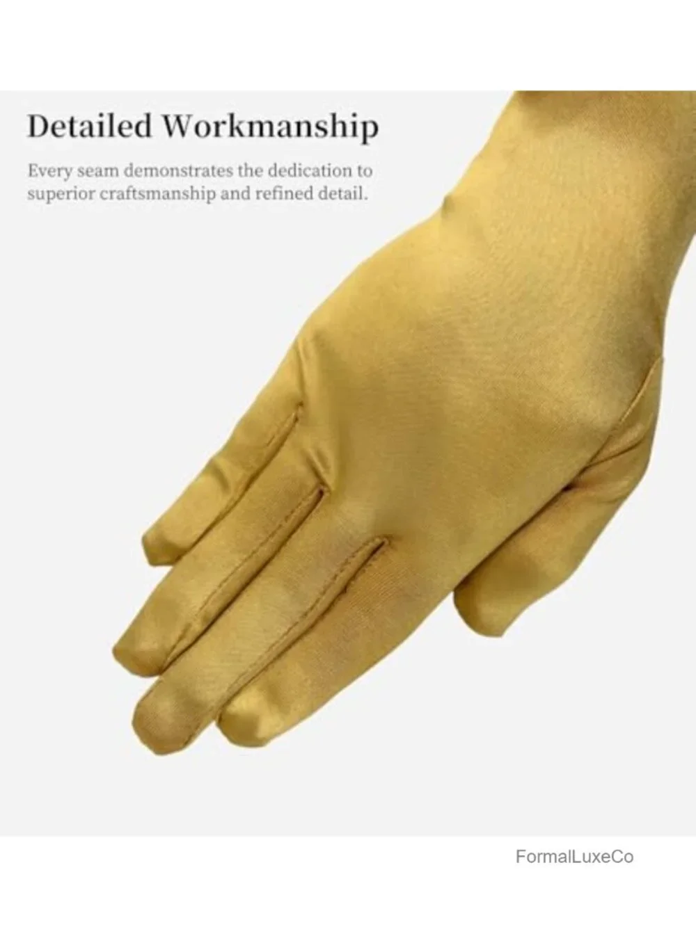 Women's Satin Opera Gloves 21.65 inch Elbow Length Formal Party Costume